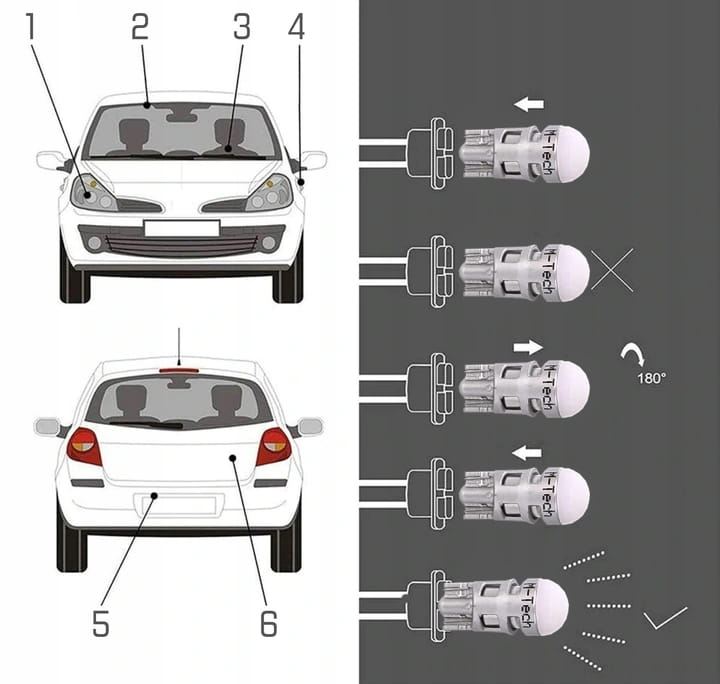 w5w led instrukcja montażu