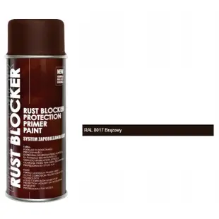 Farba na rdze brązowa RAL 8017 RUST BLOCKER