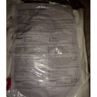 Rękawice dla instalatora certyfikat en388 białe m-glove